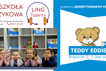 Miś Teddy Eddie ze Szkoły Językowej Ling Talents w naszym przedszkolu