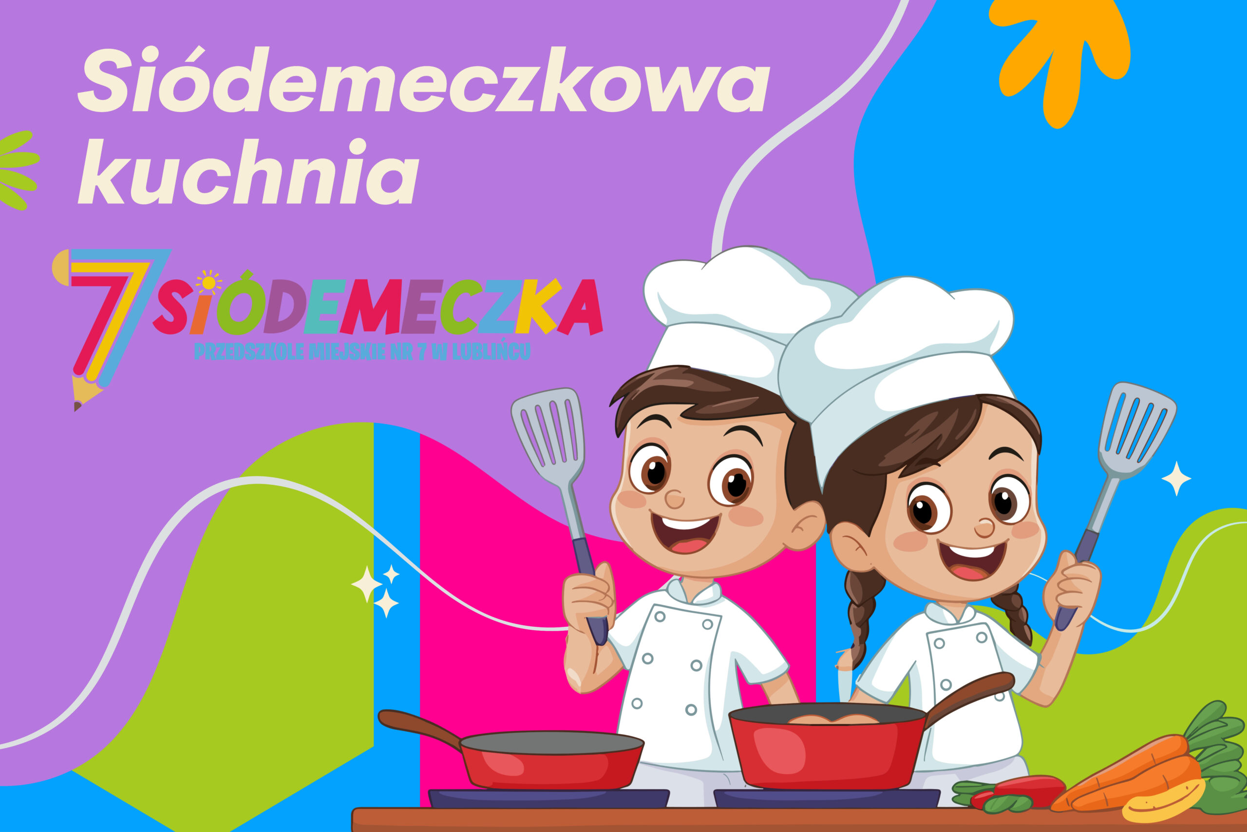 Grafika promująca przedszkolna kuchnię